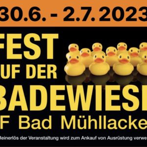 Fest auf der Badewiese