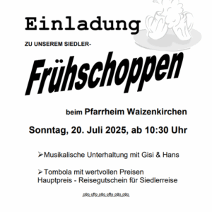 Frühschoppen Siedlerverein Waizenkirchen 2025