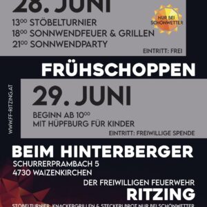 Sonnenwendparty Ritzing 2025