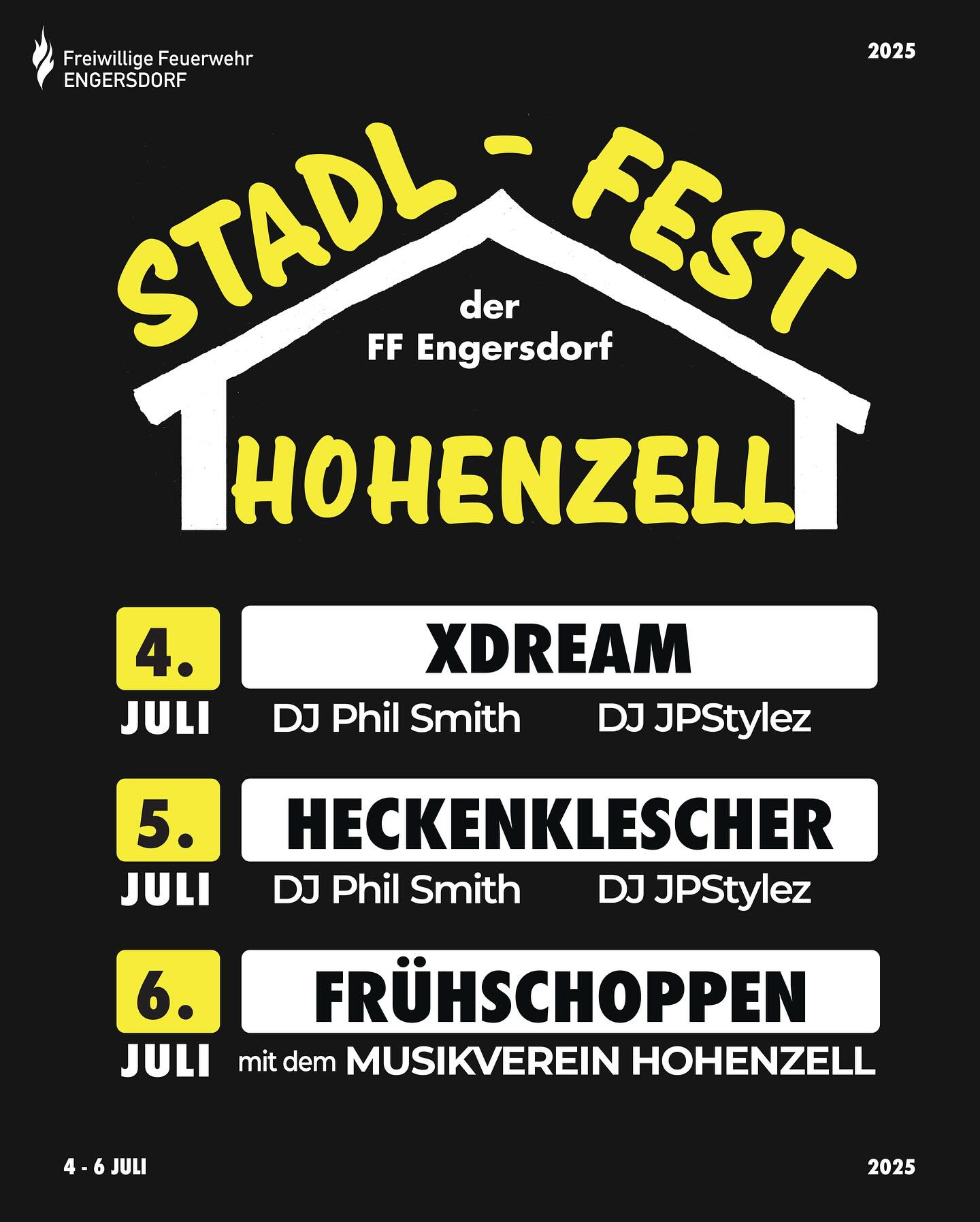 Stadlfest Hohenzell 2025