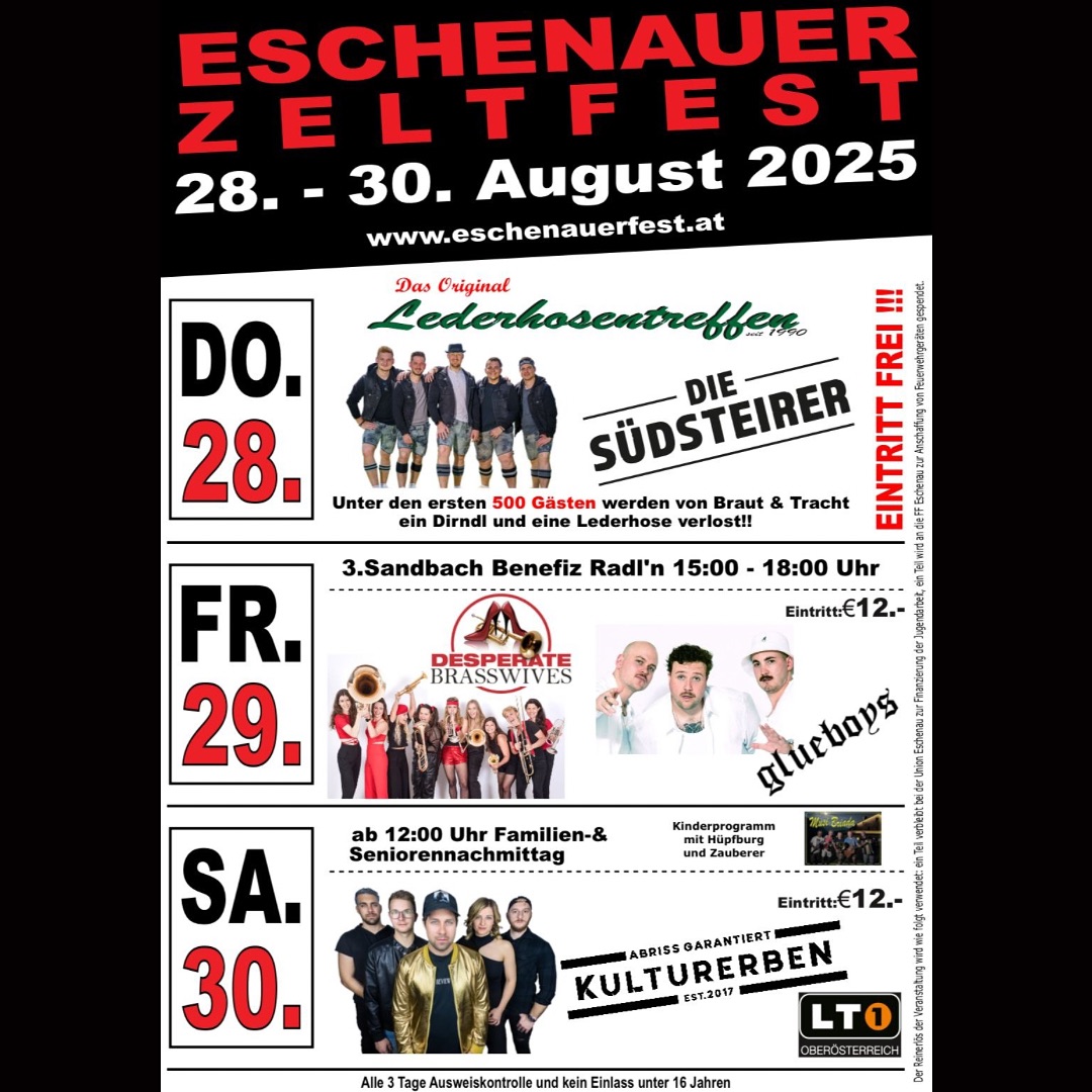 Eschenauer Zeltfest 2025