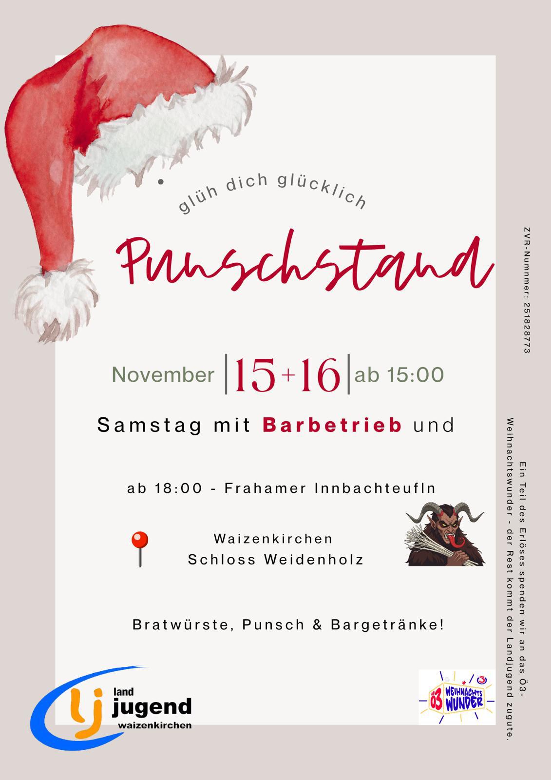 Punschstand Landjugend Waizenkirchen