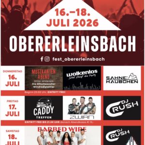 Feuerwehrfest Obererleinsbach 2026