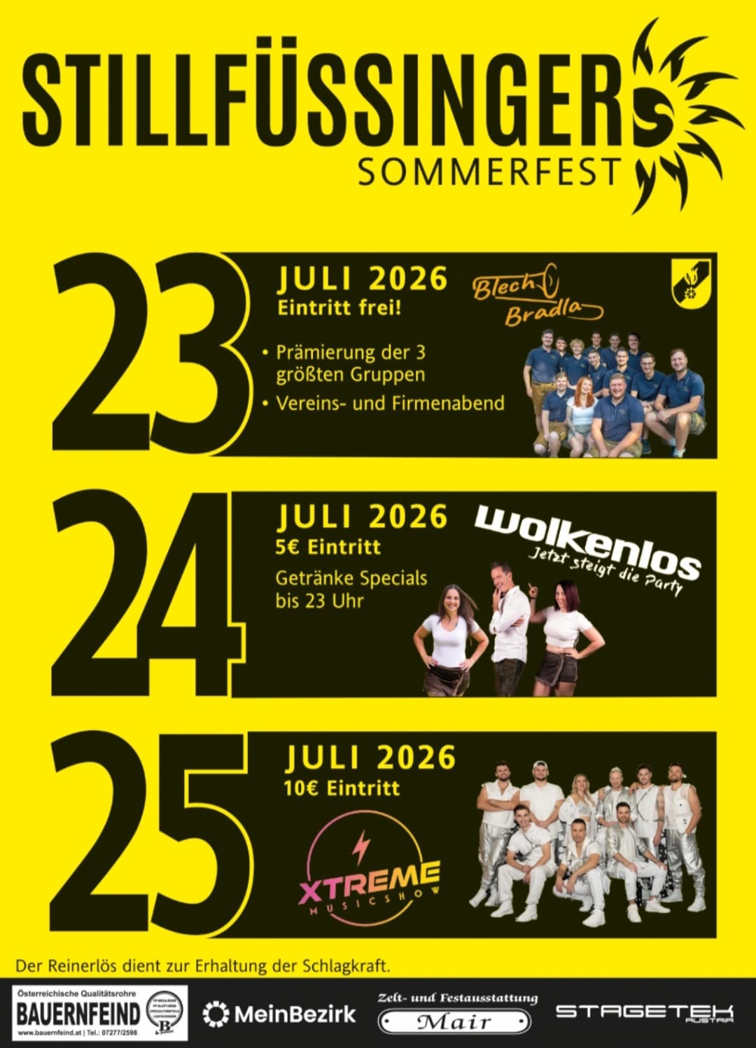 Stillfüssinger Sommerfest 2026
