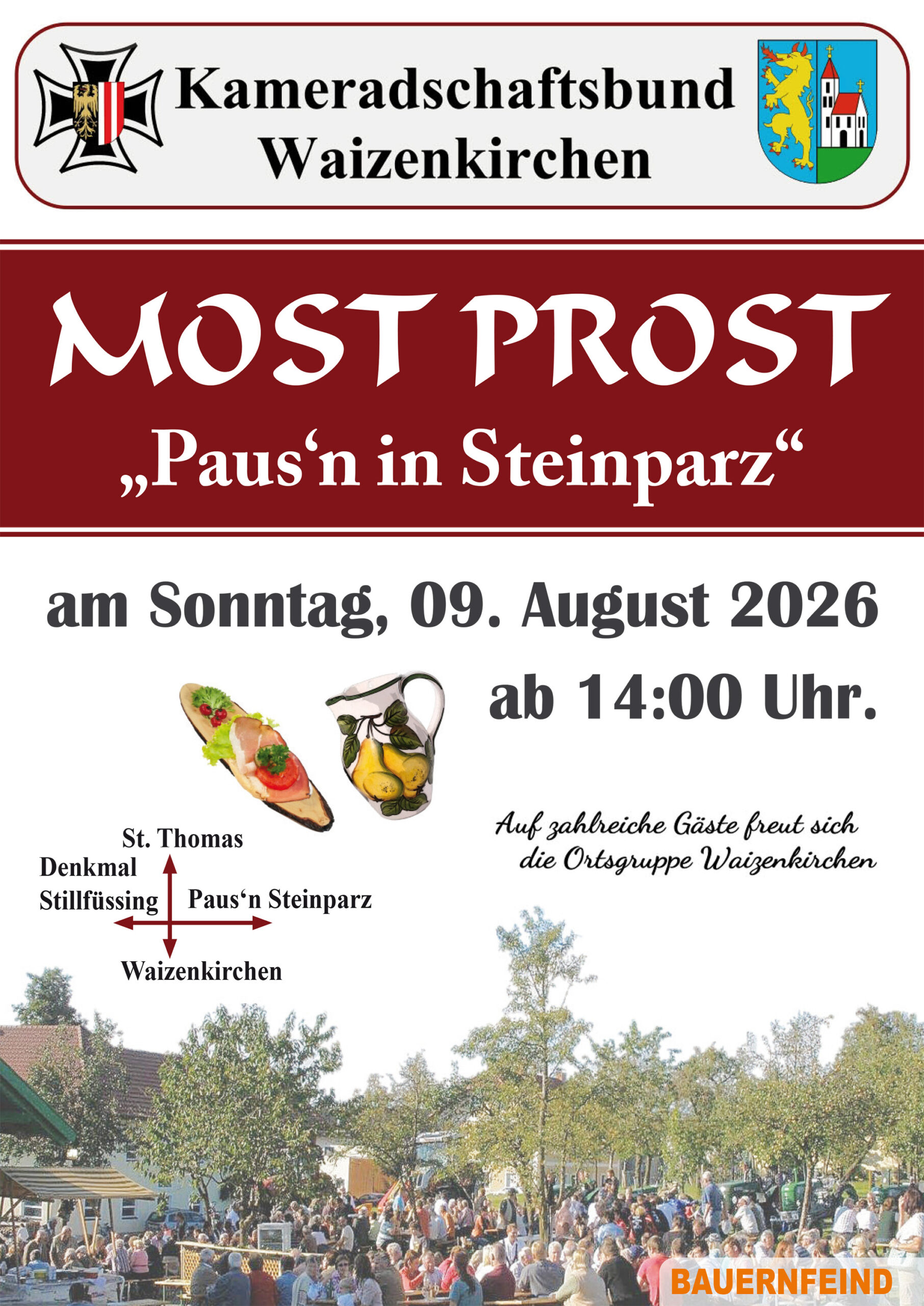 Mostprost Waizenkirchen 2026
