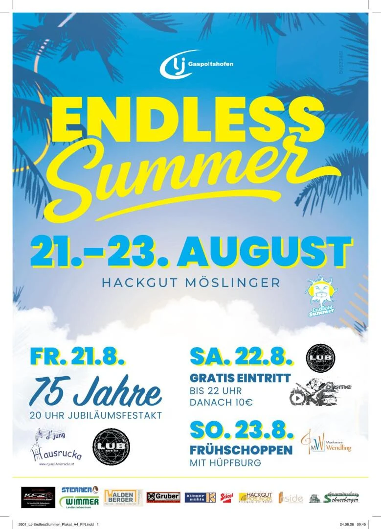 Endluss Summer Gaspoltshofen 2026