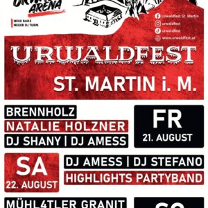 Urwaldfest Sankt Martin 2026
