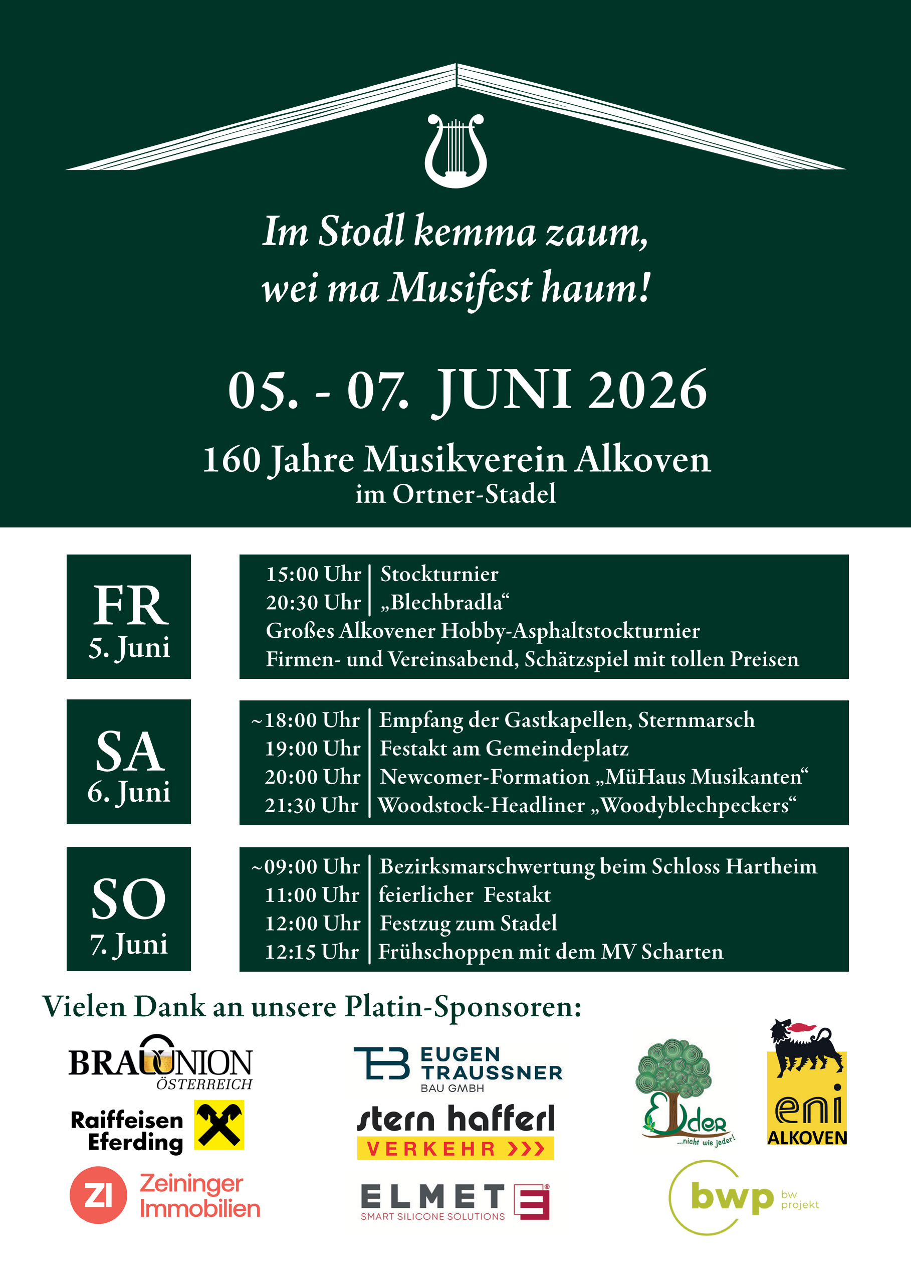 Bezirksmusikfest Alkoven 2026